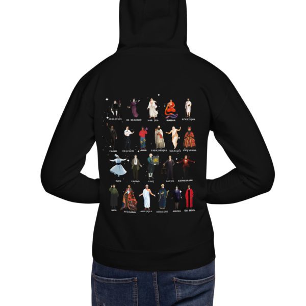 Unisex Hoodie Two Sided Print Design