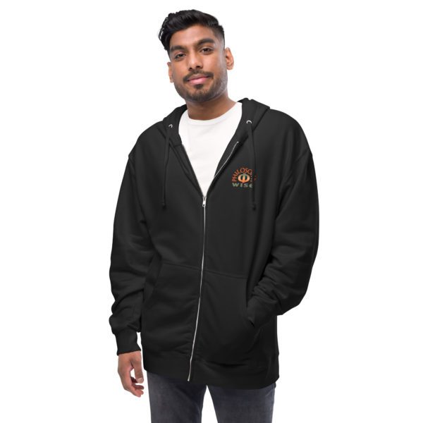 Unisex fleece zip up hoodie - Image 4