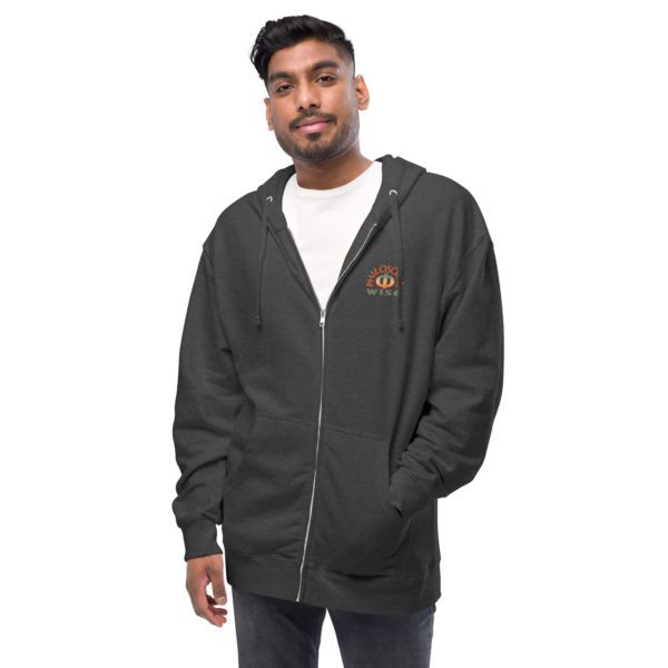 Unisex fleece zip up hoodie - Image 7